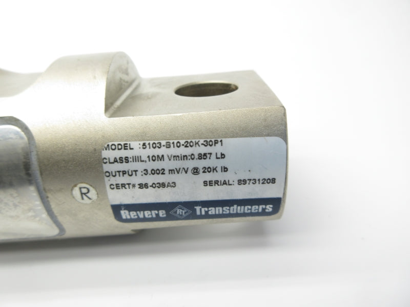 REVERE TRANSDUCERS 5103-B10-20K-30P1 NSNP