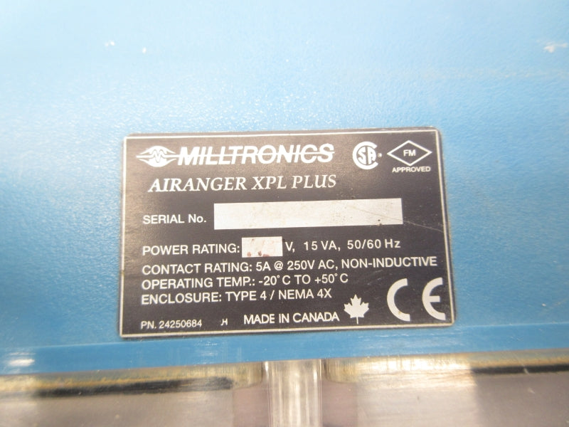 MILLTRONICS AIRANGERXPLPLUS 250VAC 5A UNMP