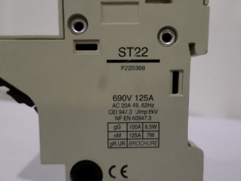 FERRAZ SHAWMUT ST22 FUSE BLOCK 690V 125A NSNP