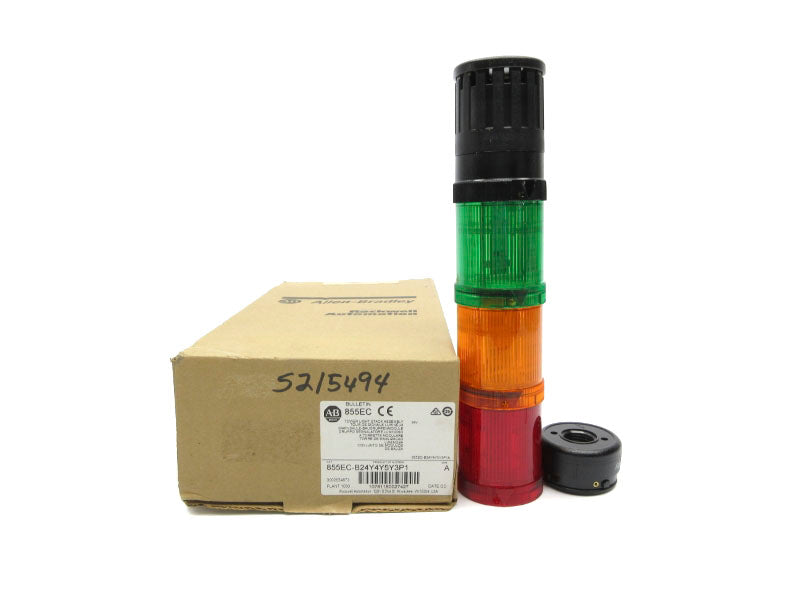 ALLEN BRADLEY 855EC-B24Y4Y5Y3P1 SER. A 24V  (BR/WH) NSMP
