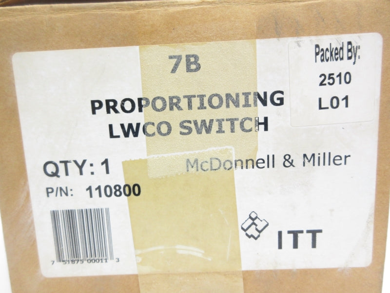 MCDONNELL&MILLER 110800 7B 115/230VAC NSMP