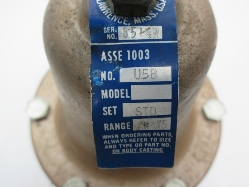 WATTS U5BSTD 25-75PSI 1-1/2" NSNP