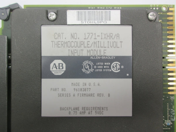 ALLEN BRADLEY 1771-IXHR SER. A F/W B 5VDC 0.75A UNMP