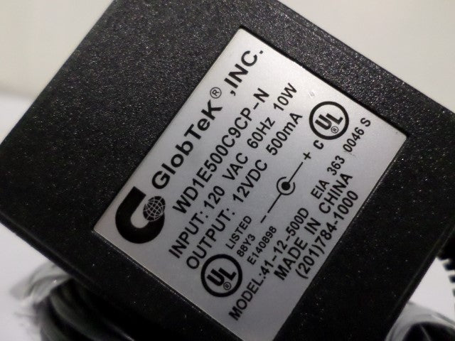 GLOBTEK WD1E500C9CP-N AC POWER SUPPLY ADAPTER *NEW NO BOX*