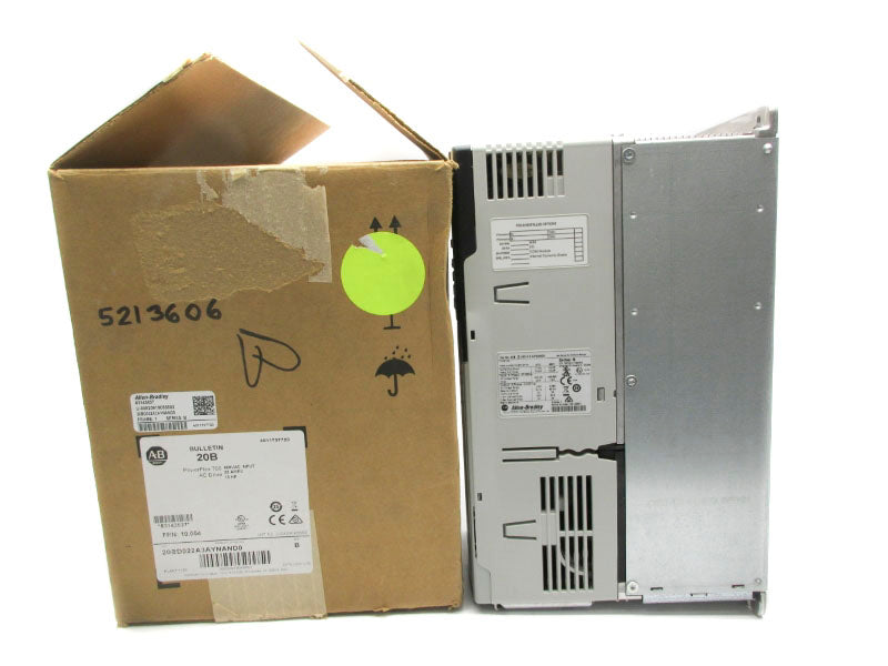 ALLEN BRADLEY 20BD022A3AYNAND0 SER. B F/W 10.004 480VAC 22A NSMP
