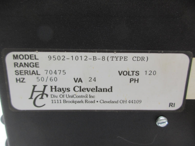 HAYS CLEVELAND 9502-1012-B-8 120V NSNP