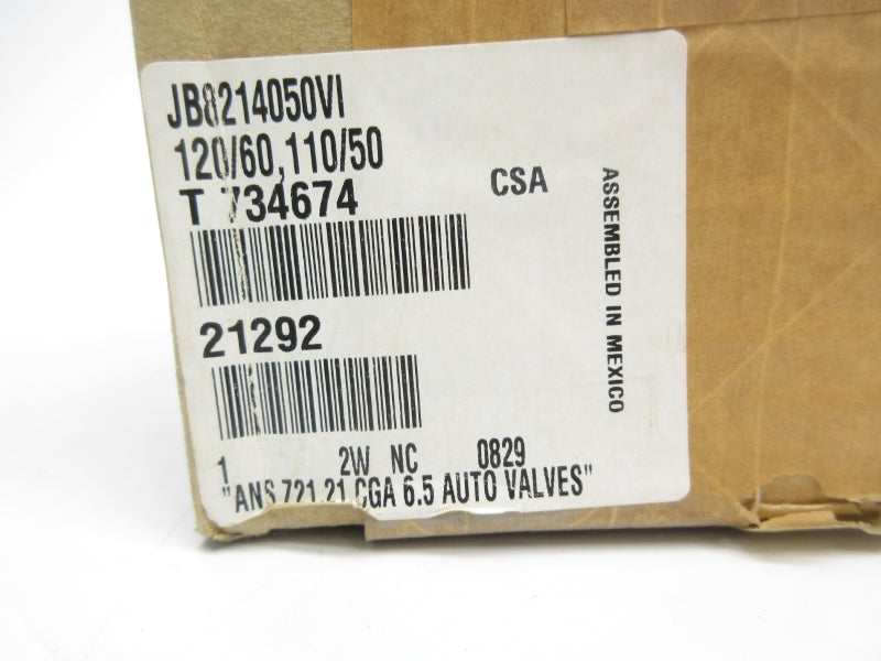 ASCO JB8214050VI 110/120V 5PSI 1" NSMP