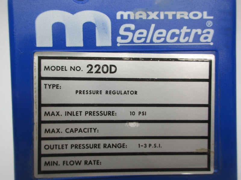 MAXITROL 220D 10PSI NSNP