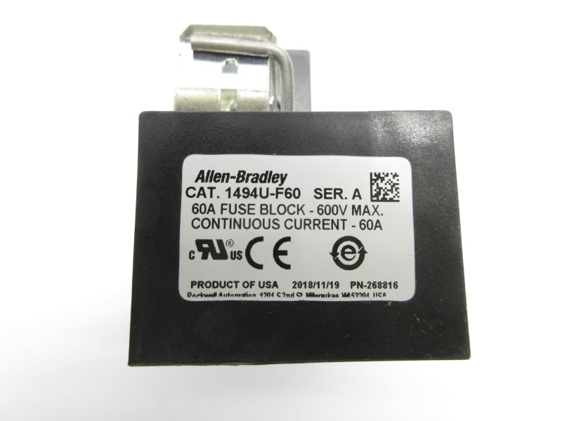 ALLEN BRADLEY 1494U-F60 SER. A 600V 60A UNMP