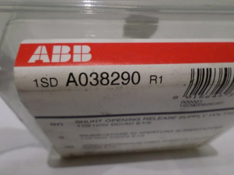 ABB 1SDA038290 SHUNT TRIP * NEW IN ORIGINAL PACKAGE *