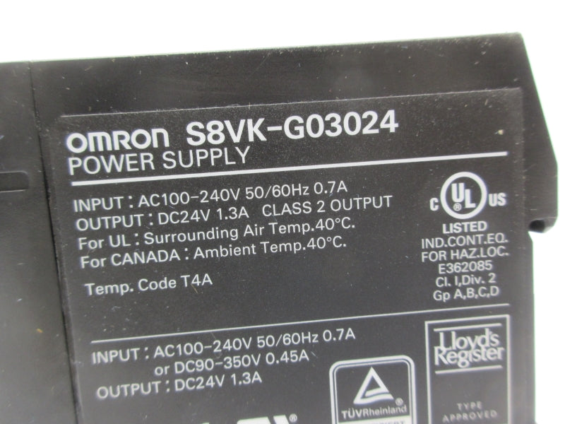 OMRON S8VK-G03024 100-240VAC 0.7A NSNP