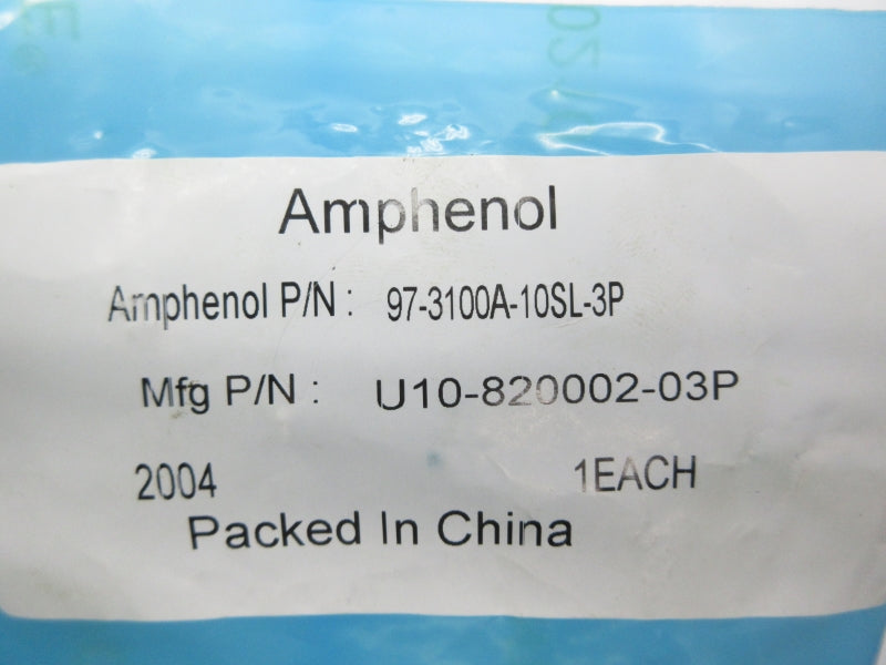AMPHENOL 97-3100A-10SL-3P NSMP