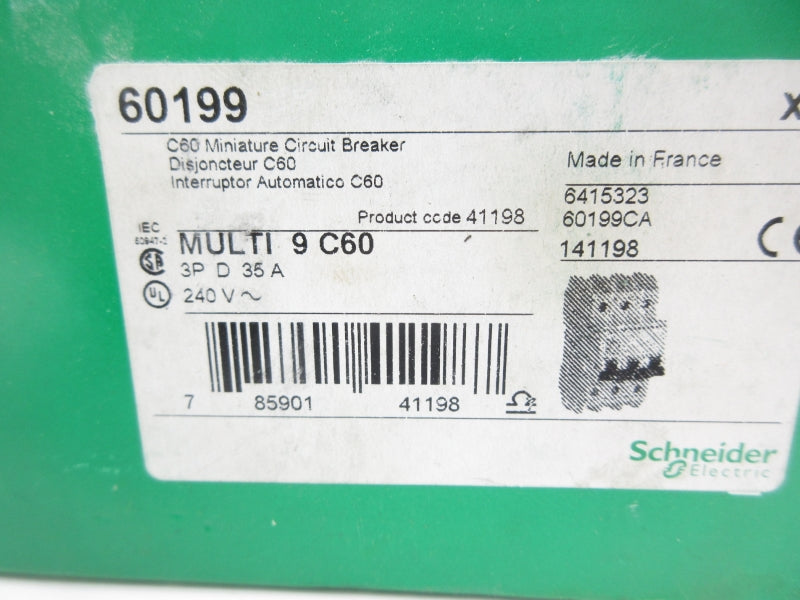 SCHNEIDER ELECTRIC 60199 240V 35A NSMP