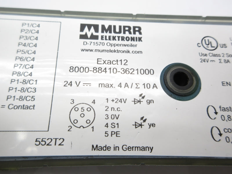 MURR ELEKTRONIK 8000-88410-3621000 24V 4A NSNP