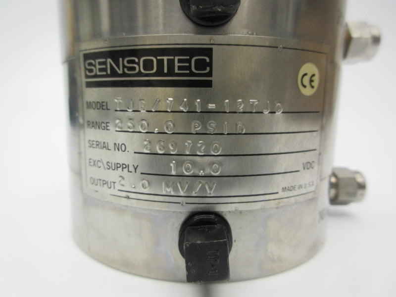 SENSOTECH TJE/741-12TJD 10.0VDC 250PSI NSNP