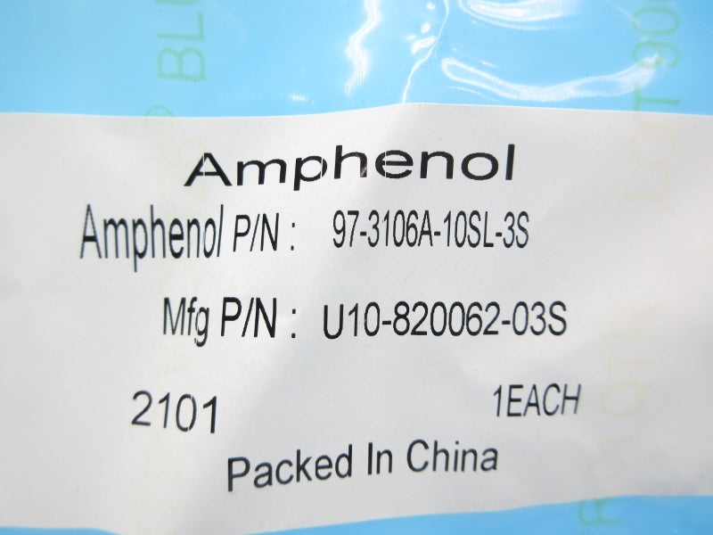 AMPHENOL U10-820062-03S 97-3106A-10SL-3S NSMP