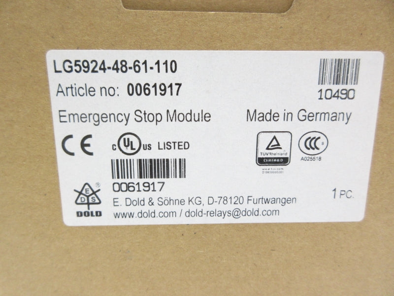 DOLD LG5924-48-61-110 NSFS