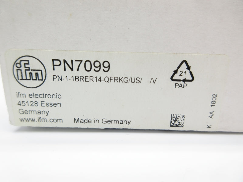 IFM EFECTOR PN-1-1BRER14-QFRKG/US//V PN7099 NSMP