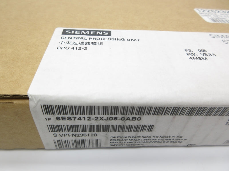 SIEMENS 6ES7412-2XJ05-0AB0 NSFS