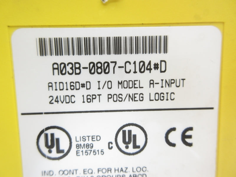 FANUC A03B-0807-C104#D 24VDC (NO DOOR) UNMP