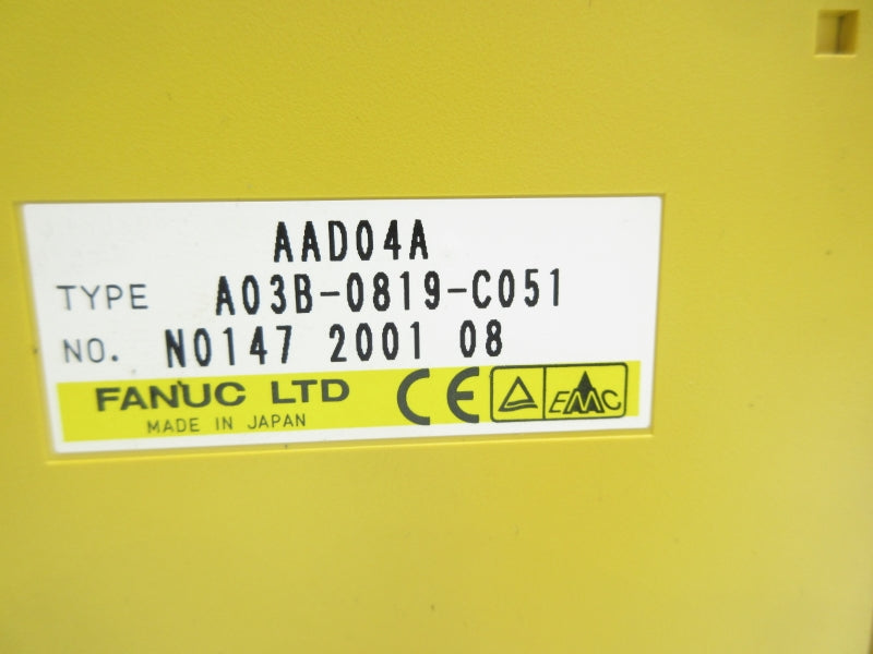 FANUC A03B-0819-C051 AAD04A UNMP