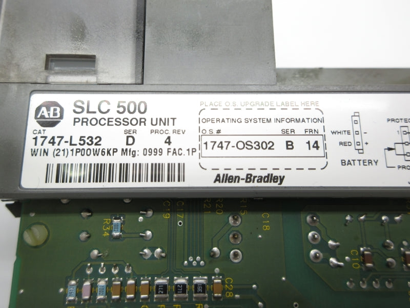 ALLEN BRADLEY 1747-L532 SER. D F/W 14 24VDC (NO DOOR) UNMP