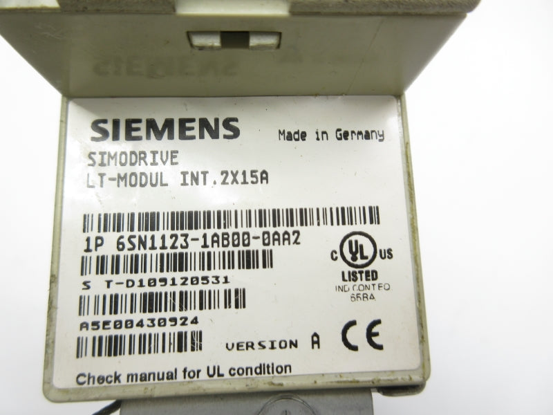 SIEMENS 6SN1123-1AB00-0AA2 UNMP