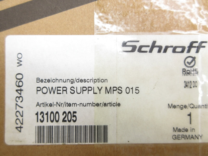 SCHROFF MPS015 100-240V 2.5A NSMP