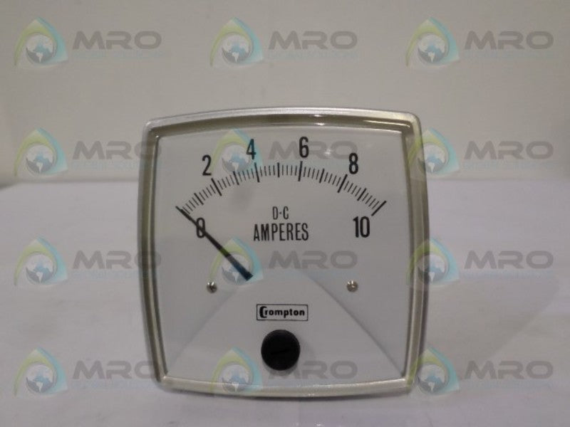 CROMPTON 016-05AA-ECMT PANEL METER 0-10 DC AMPS  NSMP