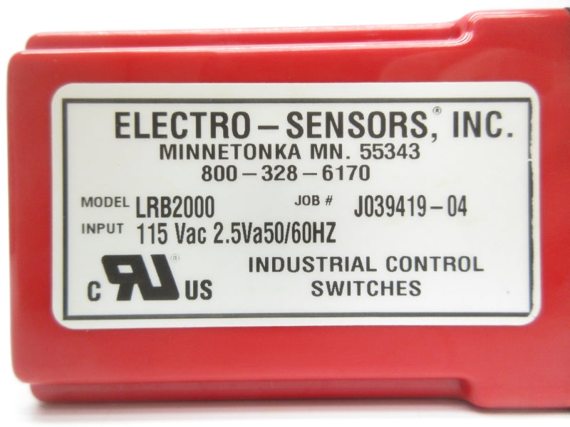 ELECTRO SENSORS LRB2000 115VAC NSNP