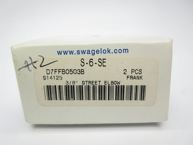 SWAGELOK S-6-SE (PKG OF 2) NSMP