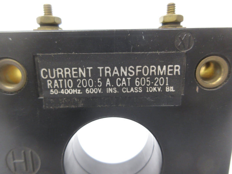 CURRENT TRANSFORMER 605-201 600V NSNP