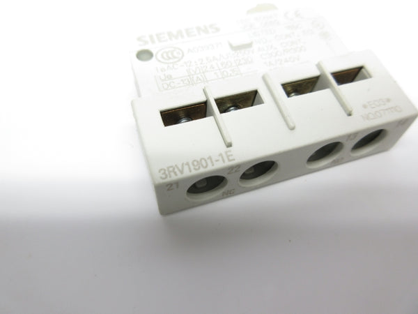 SIEMENS 3RV1901-1E 240V 1A NSNP