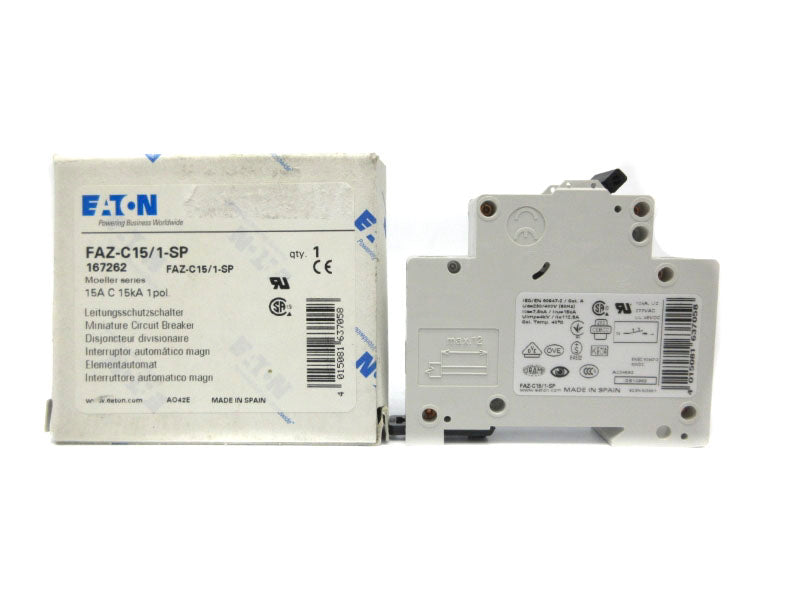 EATON FAZ-C15/1 240/415V 15A NSMP