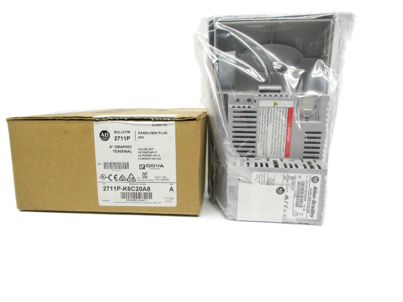 ALLEN BRADLEY 2711P-K6C20A8 SER. A 100-240VAC 0.3-0.1A NSMP