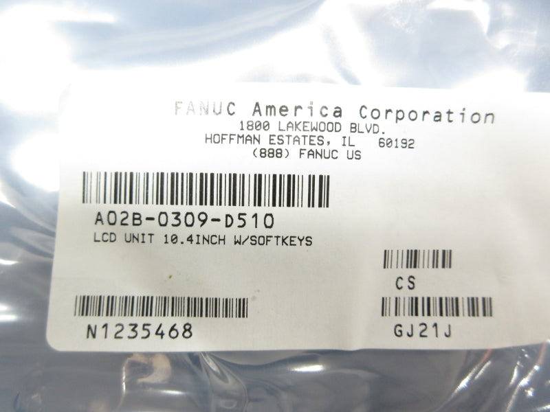 FANUC A02B-0309-D510 10.4" (AS PICTURED) UNMP