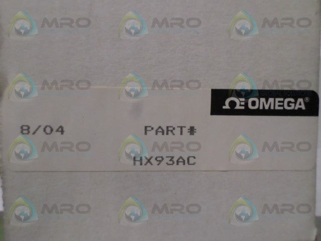 OMEGA HX93AC HUMIDITY TEMPERATURE TRANSMITTER *NEW IN BOX*