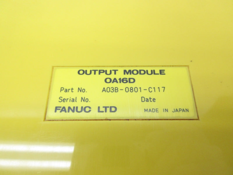 FANUC A03B-0801-C117 OA16D UNMP