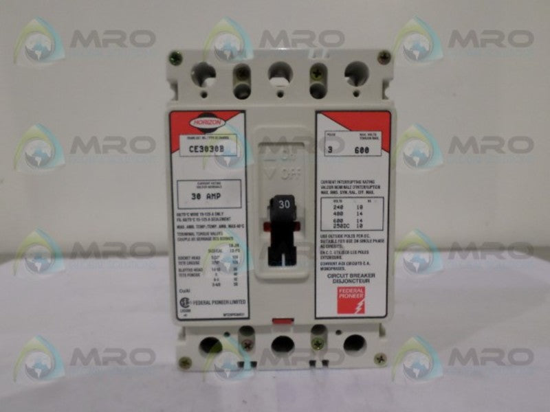 FEDERAL PIONEER CE3030B CIRCUIT BREAKER 30A *NEW IN BOX*