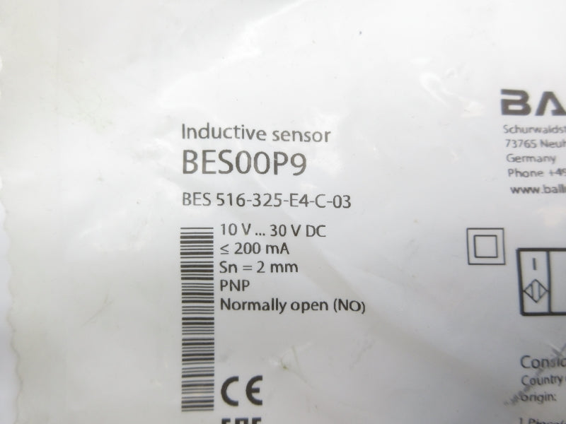 BALLUFF BES516-325-E4-C-03 BES00P9 10-30VDC NSMP