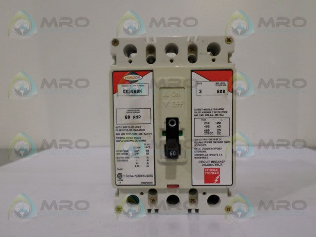 FEDERAL PIONEER CE3060N CIRCUIT BREAKER 60A *NEW IN BOX*