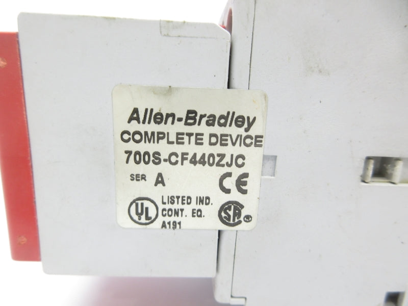 ALLEN BRADLEY 700S-CF440ZJC SER. A 24VDC UNMP