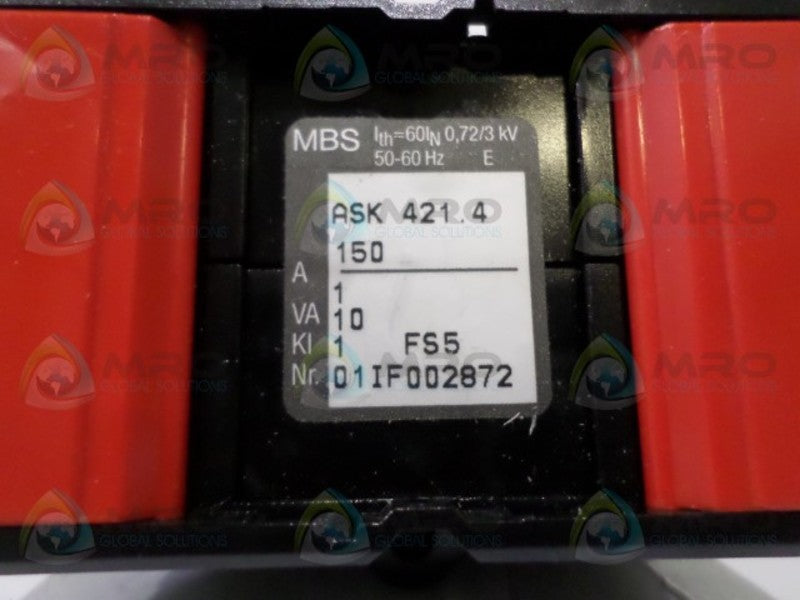 KLAUS POTTER ASK 421.4 PLUG-IN CURRENT TRANSFORMER NSMP