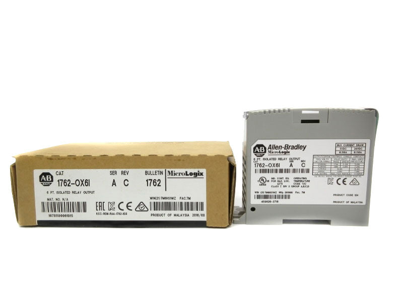 ALLEN BRADLEY 1762-OX6I SER. A 24VDC 0.110A NSMP