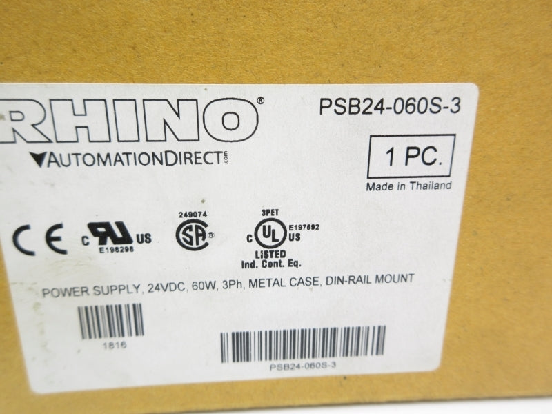 RHINO PSB24-060S-3 400-500V 0.3A NSMP