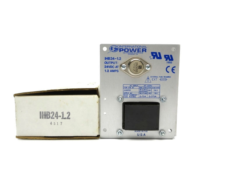 INTERNATIONAL POWER IHB24-1.2 230/240VAC 0.375A NSMP