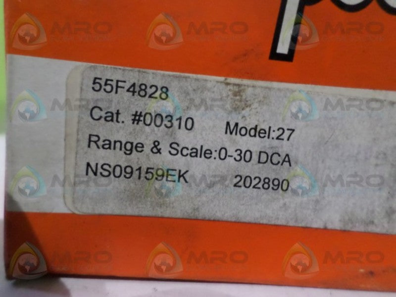 SIMPSON 27 PANEL METER 0-30AMPS  NSMP