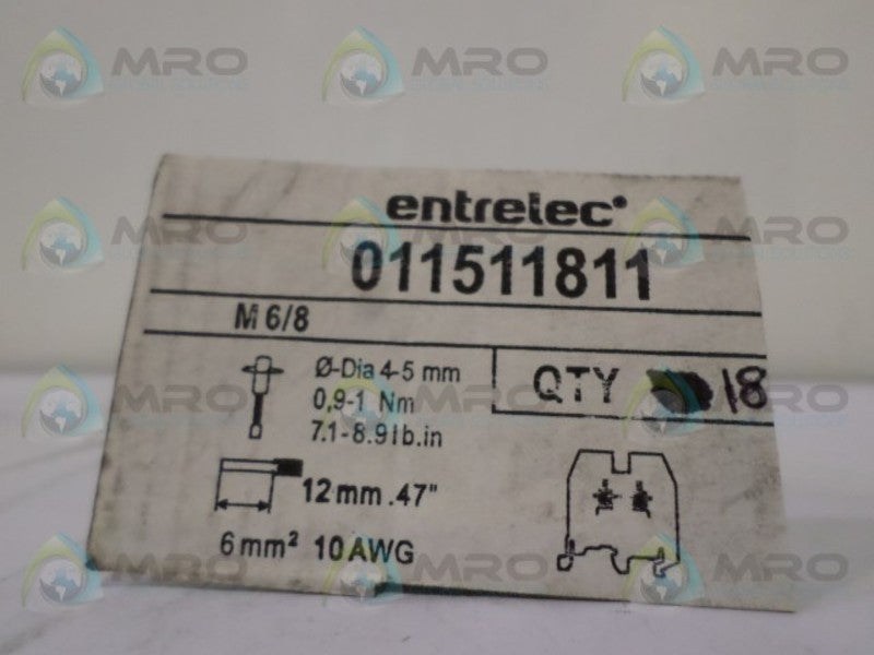 ENTRELEC 011511811 TERMINAL BLOCK  NSNP
