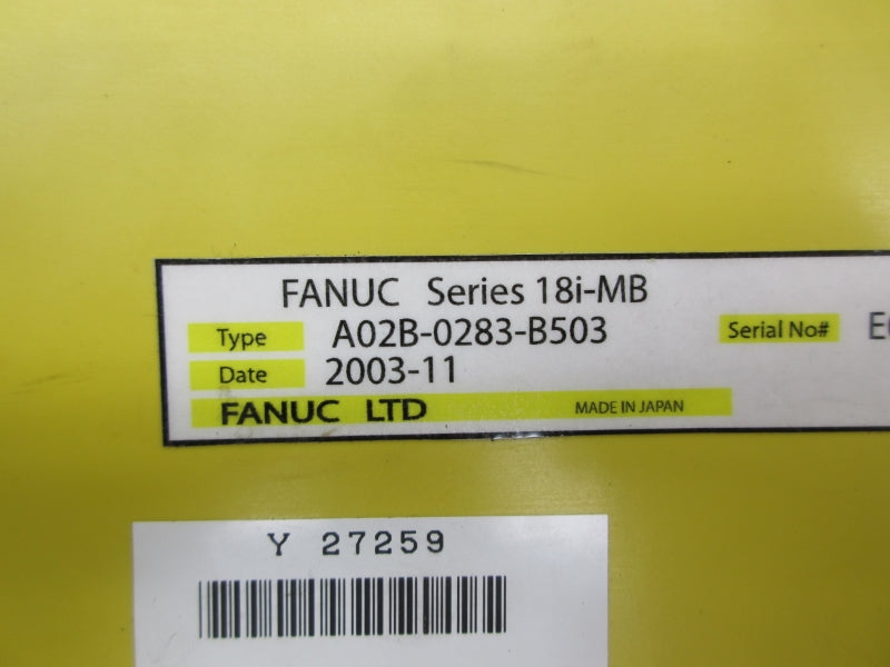 FANUC A02B-0283-B503 UNMP