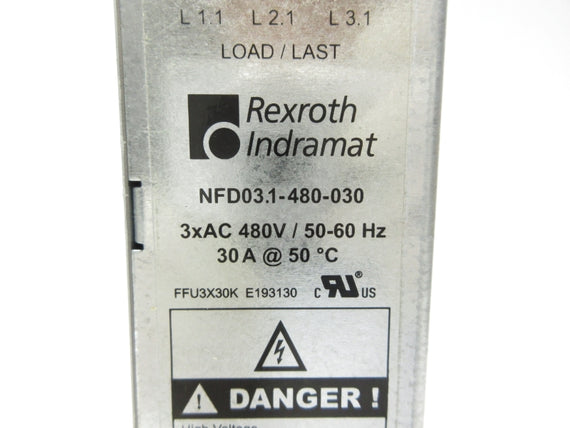 REXROTH INDRAMAT NFD03.1-480-030 480V 30A NSNP